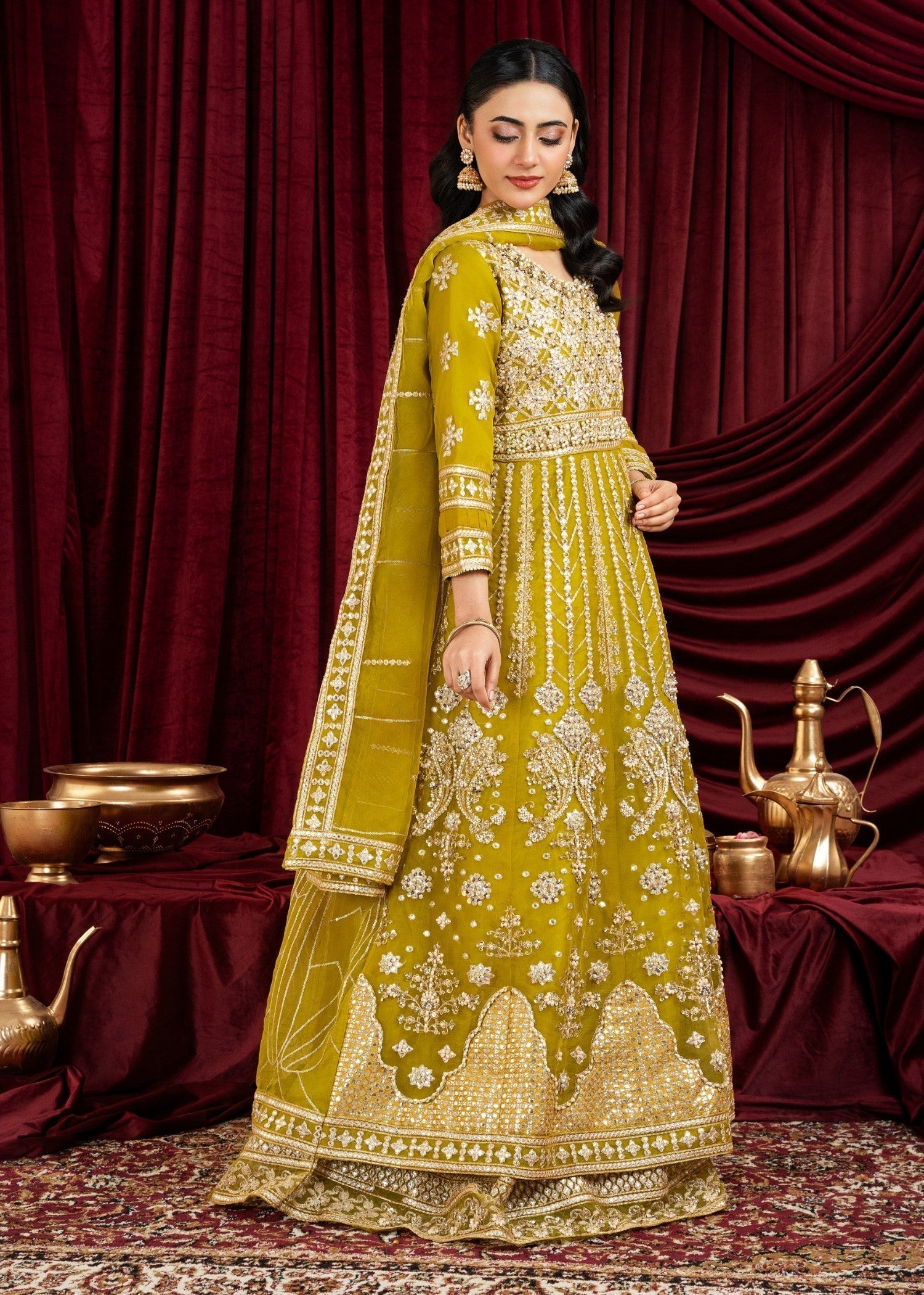 Waniya Awais Maxi 20 Stitched Women 3pcs