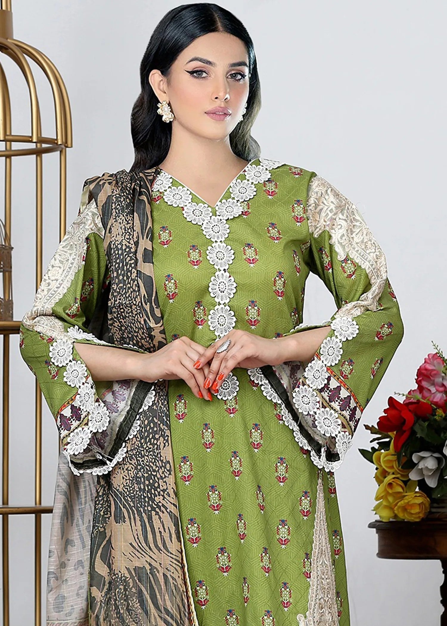 Usman Kashif Mahir DE19 Women 3pcs