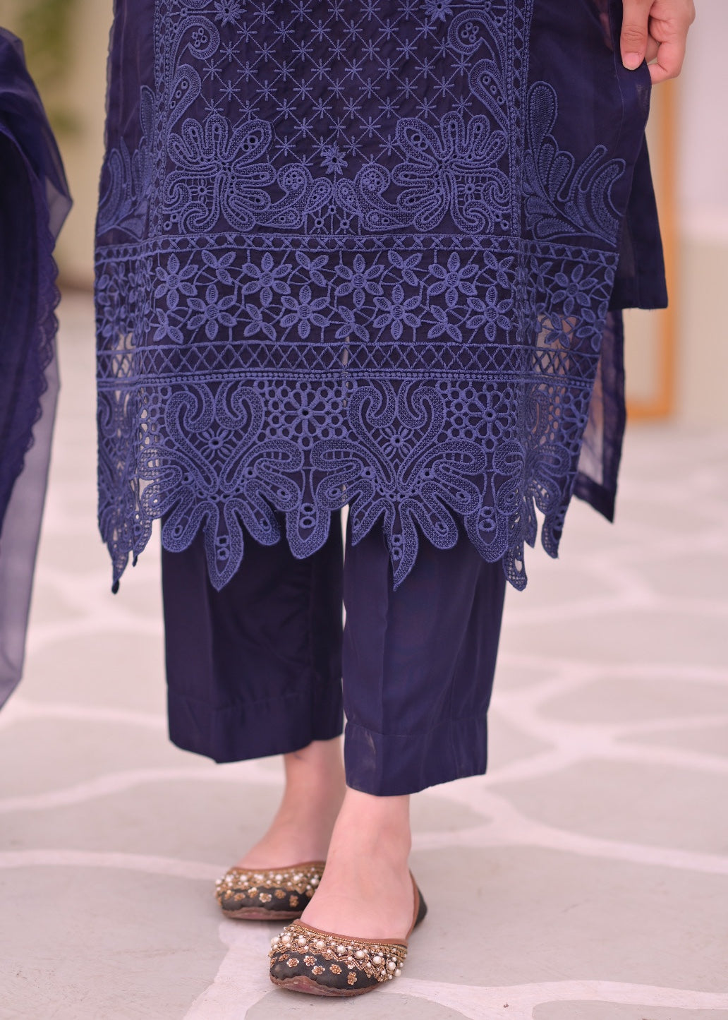 Ayesha B blue (Amal) Women 3pcs