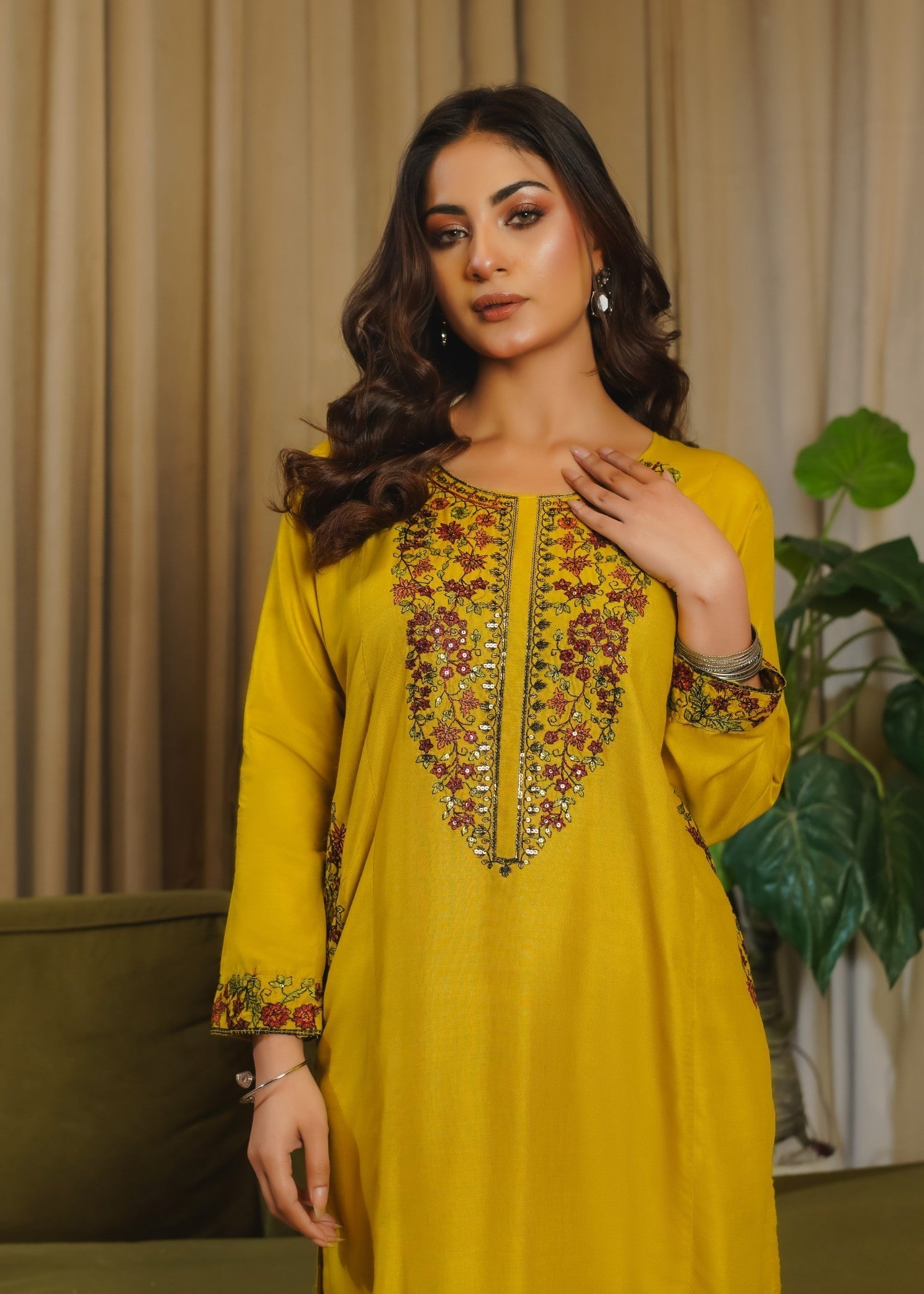 Tawakal Closet Sequence Olive Women 2pcs