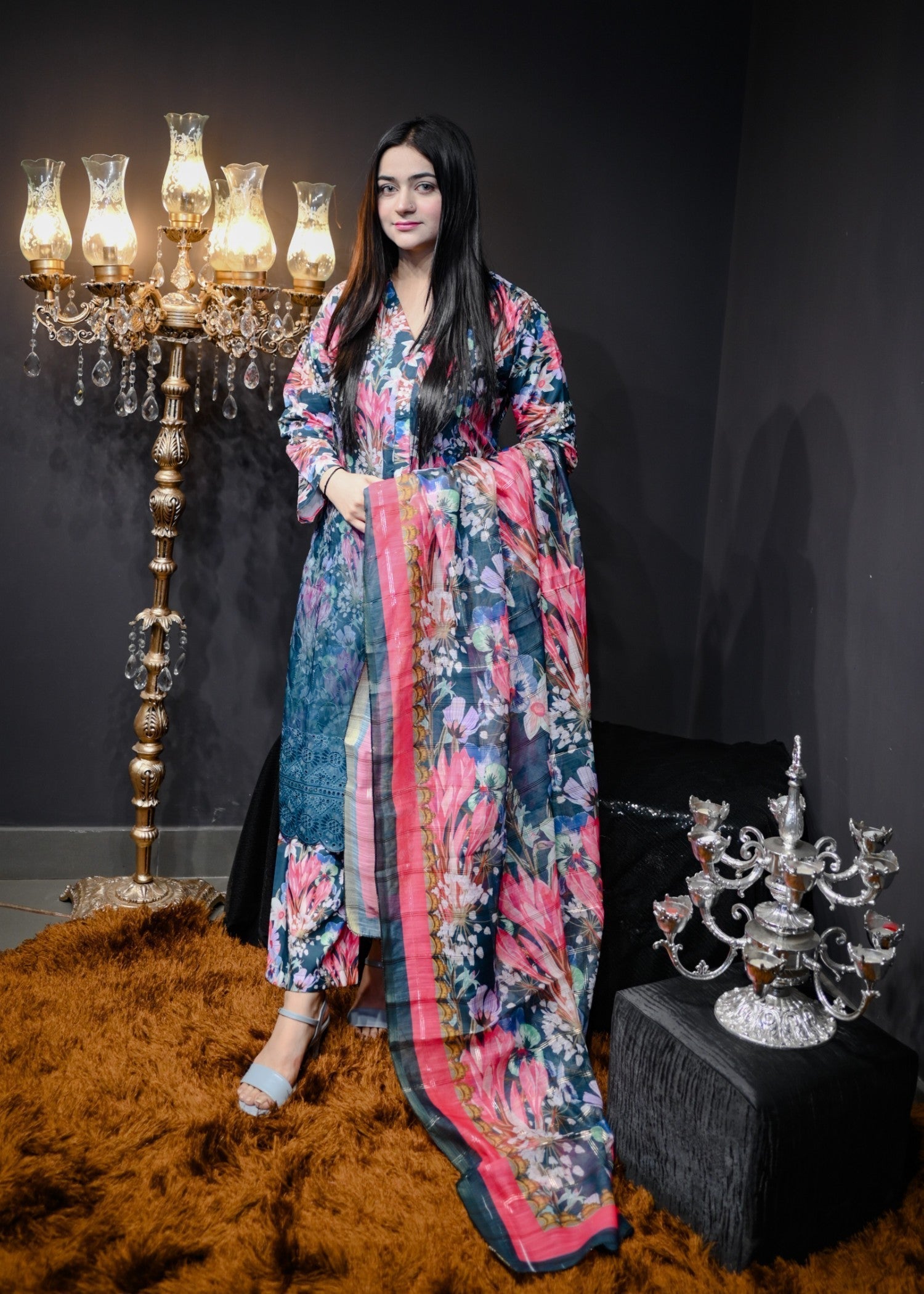 Inaaya Fashion Flower Women 3pcs