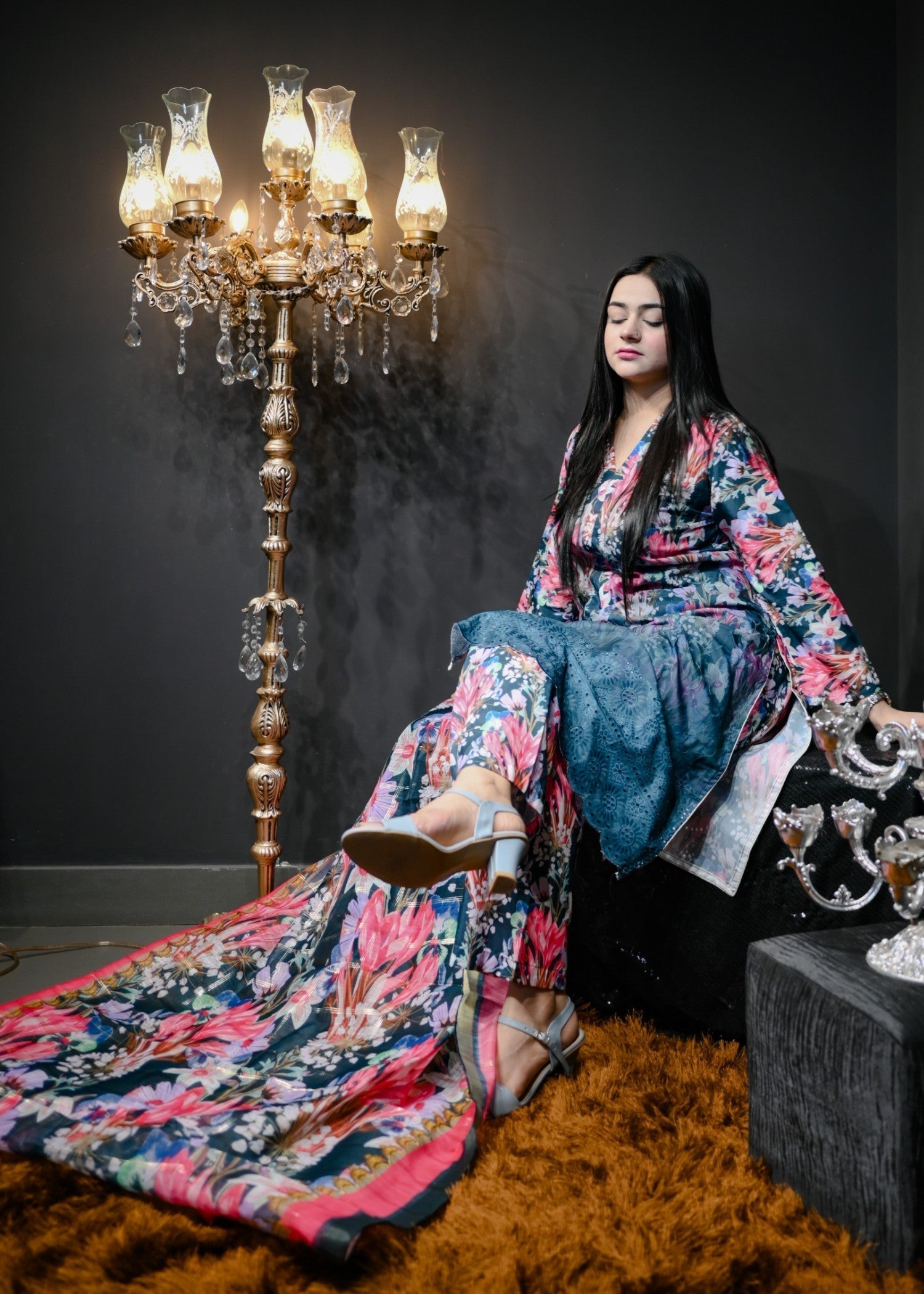 Inaaya Fashion Flower Women 3pcs