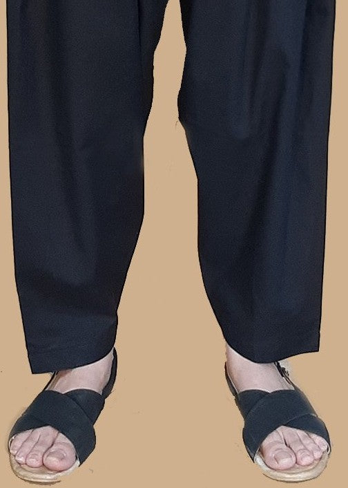 Zardi Lawn Shalwar Plain Black ZSL29 Women 1pcs