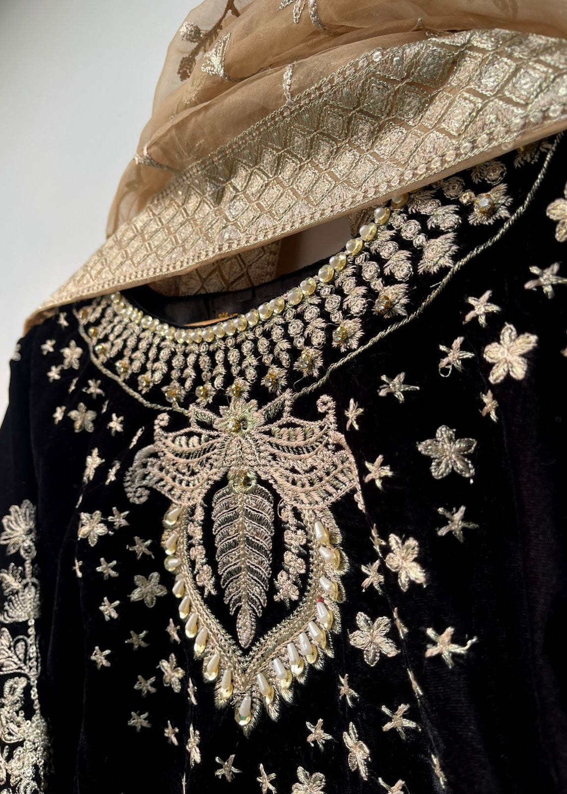 Lubana Store LS 1 VELVET (BLACK) Women 3pcs