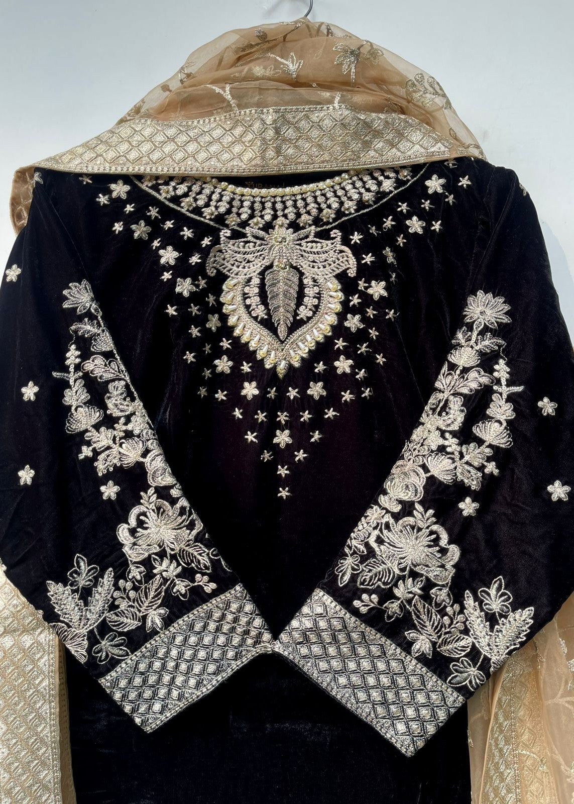 Lubana Store LS 1 VELVET (BLACK) Women 3pcs