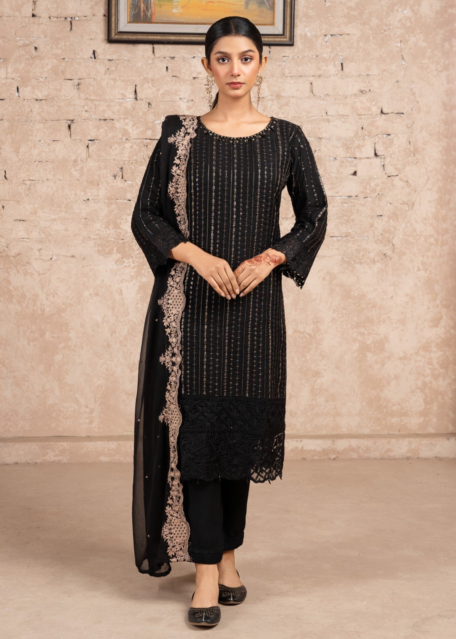 Four Season Boutique GULMEEN BLACK Women 3pcs