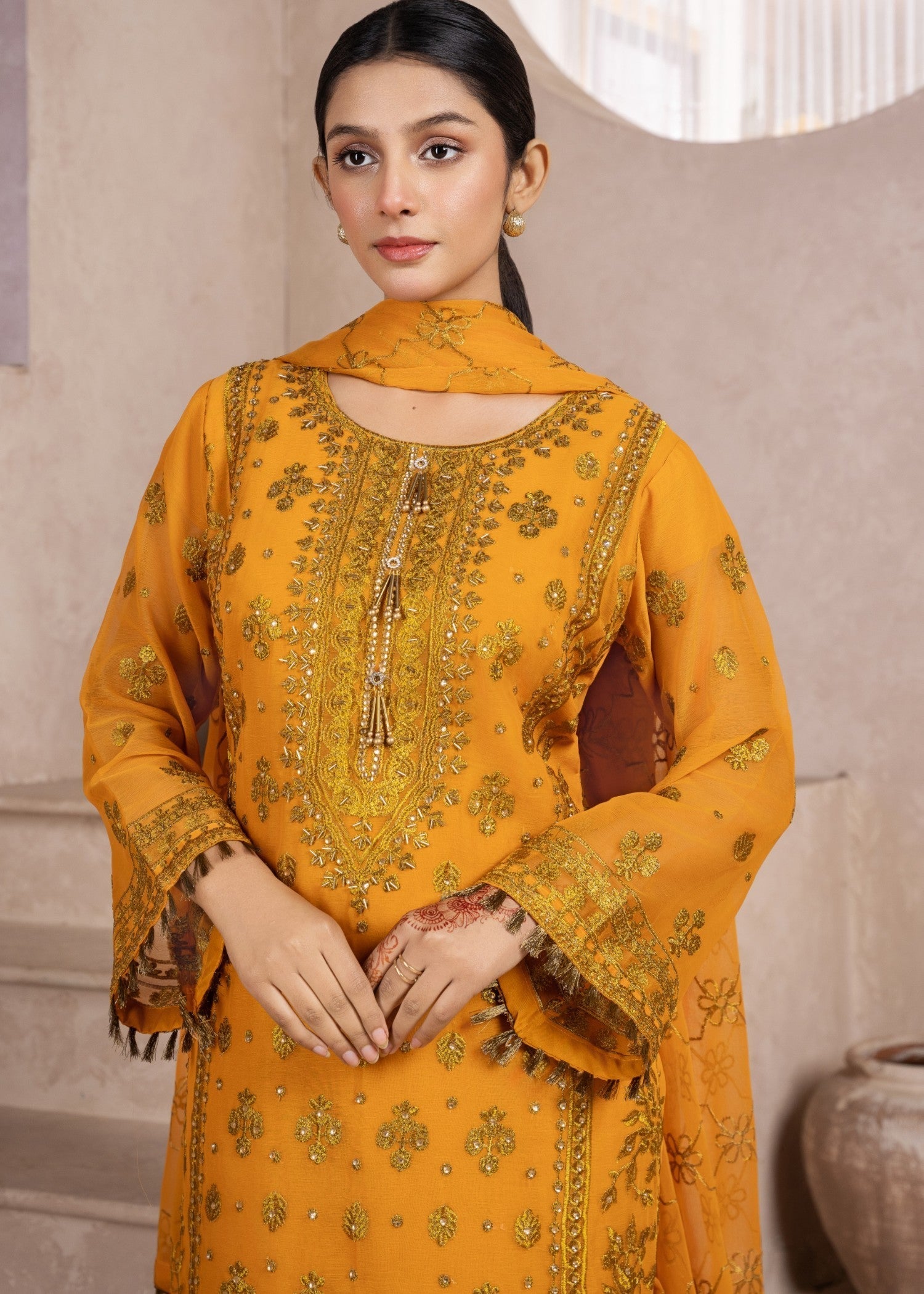 RUBBY FERRY CLOTHING AAMRUS MUSTARD Women 3pcs