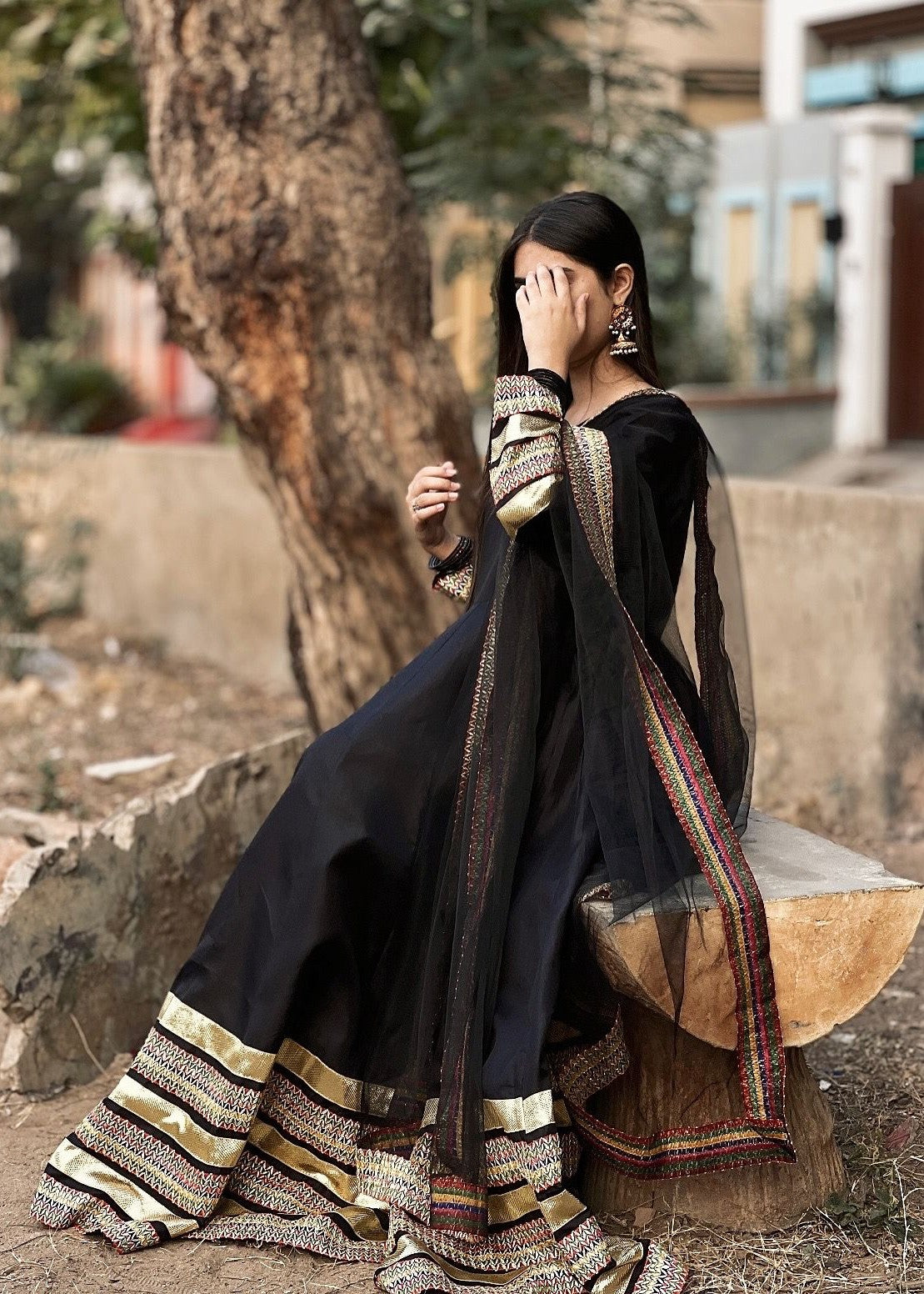 1 Virsapret black gul bashm Women 3pcs