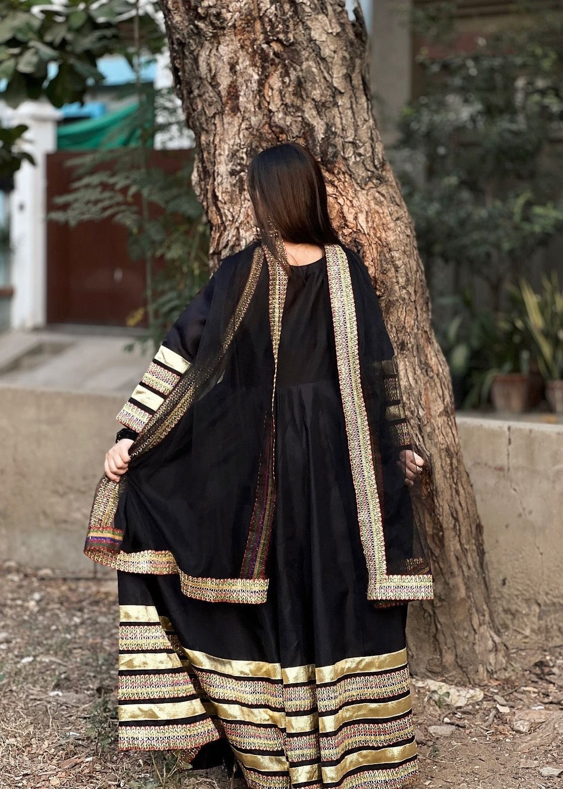 1 Virsapret black gul bashm Women 3pcs