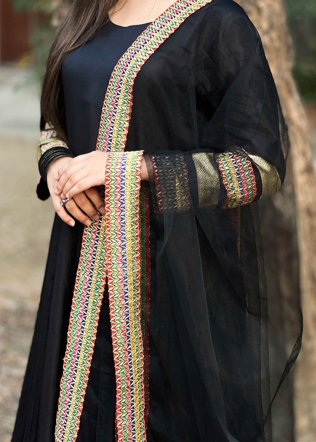 1 Virsapret black gul bashm Women 3pcs