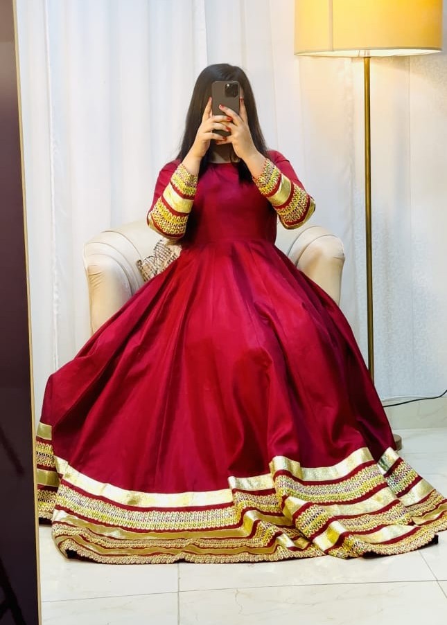 1 Virsapret maroon gul basham Women 2pcs