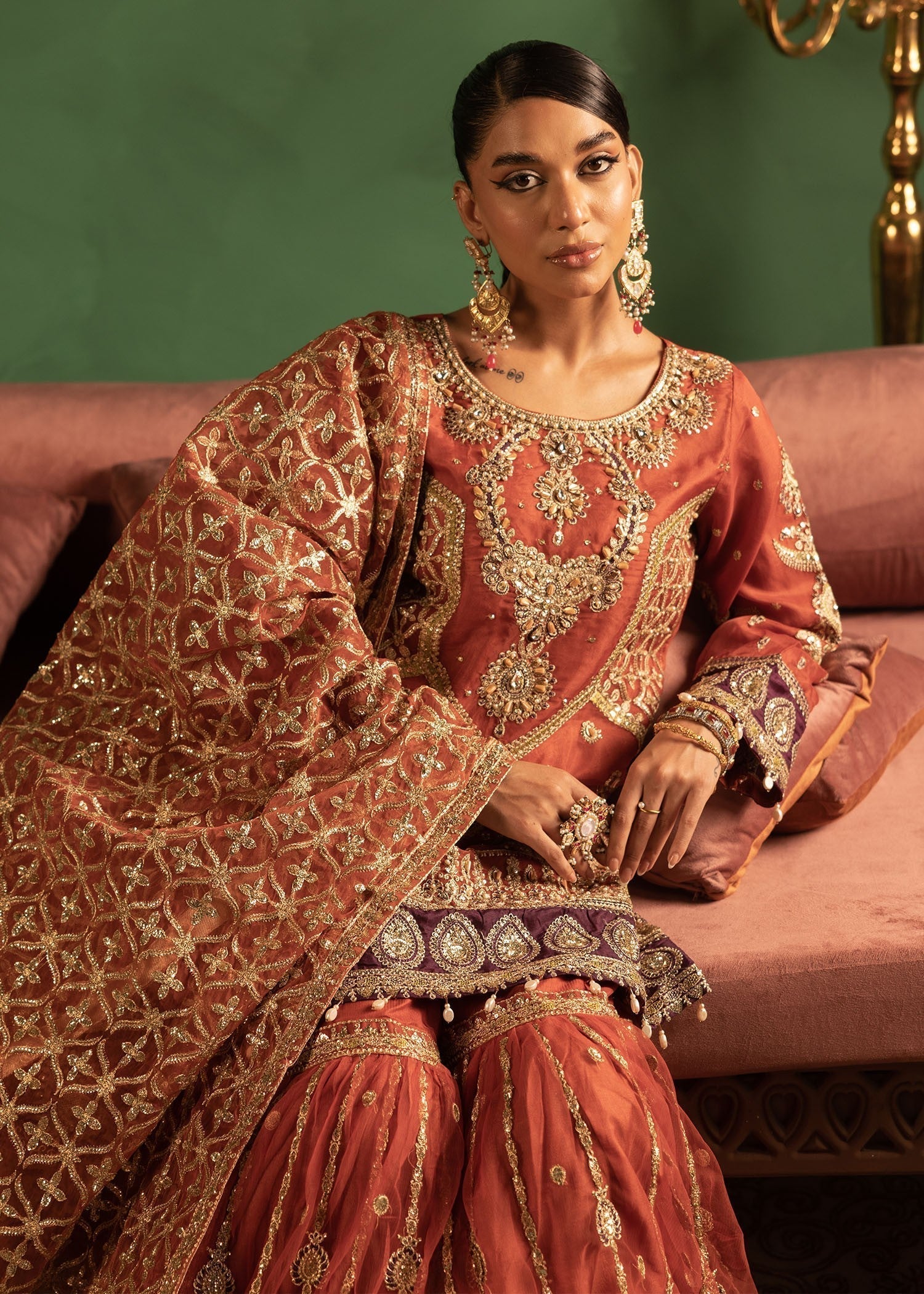 Diara Couture ZONAISHA UA 01 RUST Women 3pcs