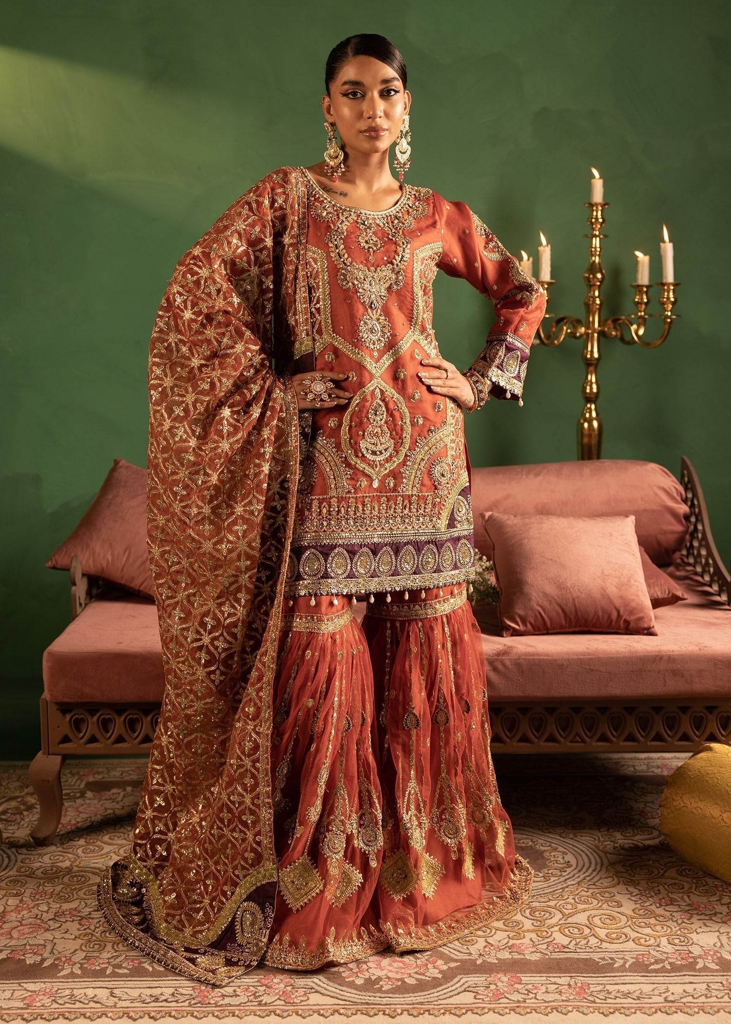 Diara Couture ZONAISHA UA 01 RUST Women 3pcs