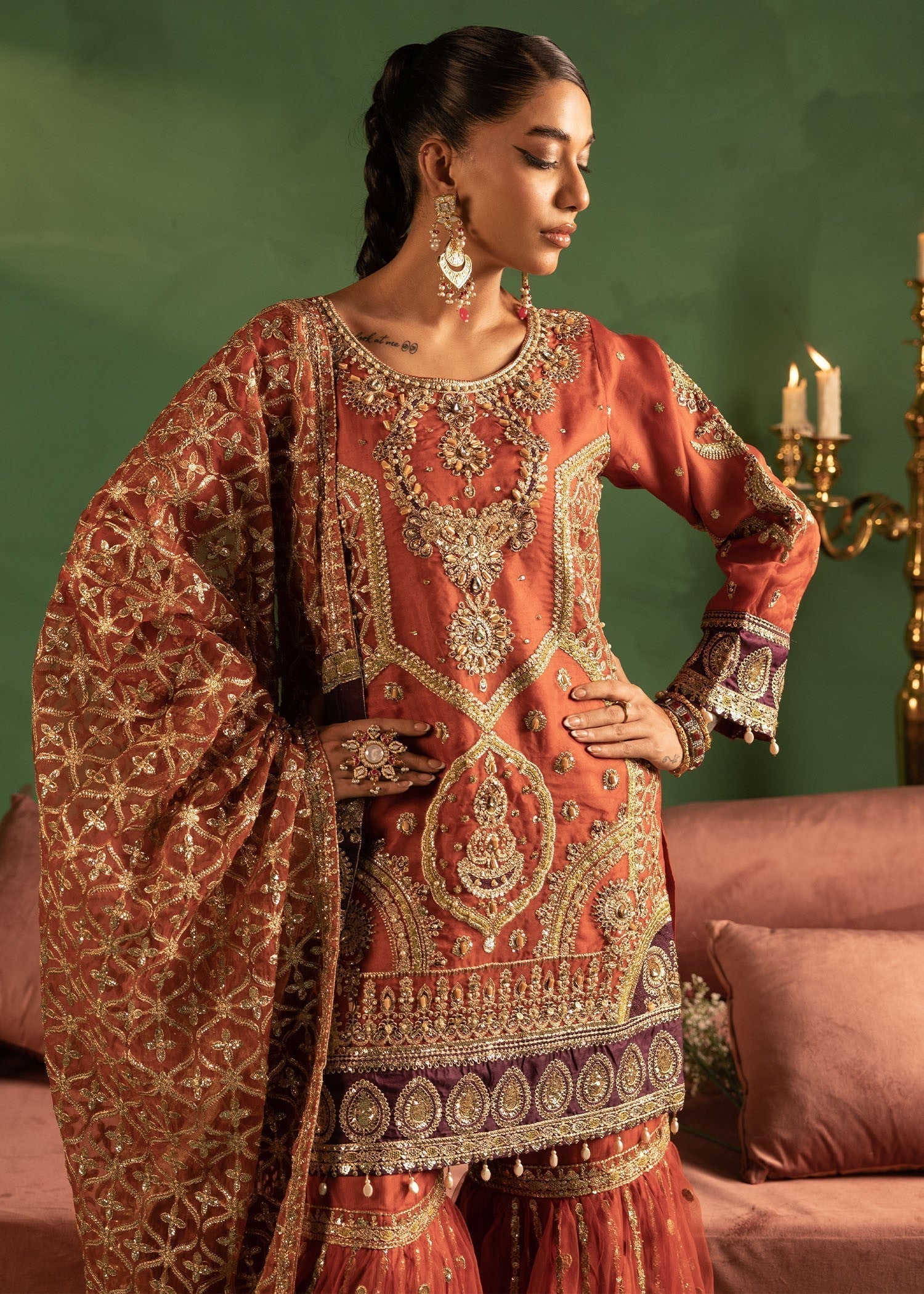 Diara Couture ZONAISHA UA 01 RUST Women 3pcs