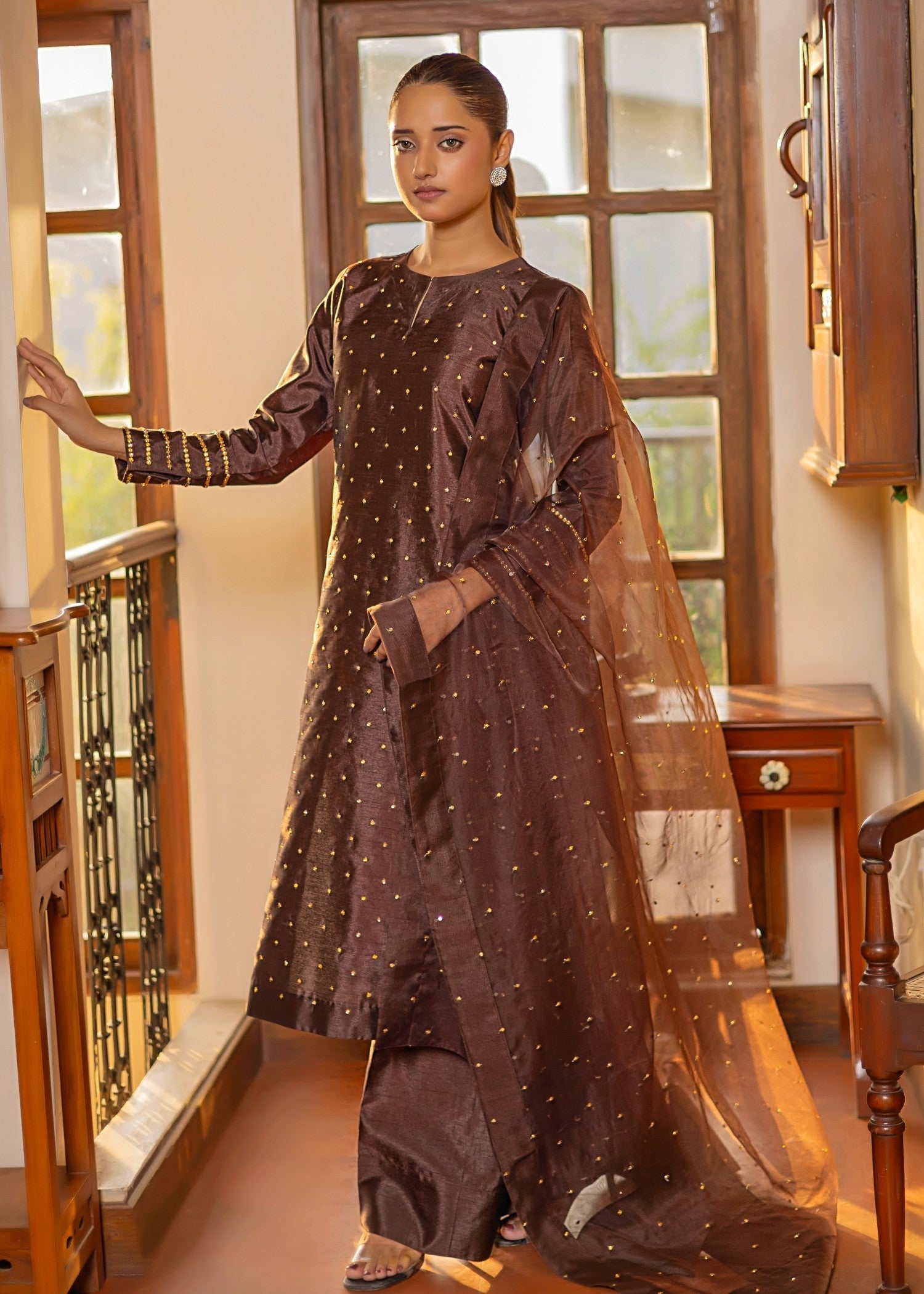 Shafani Brown Women 3pcs