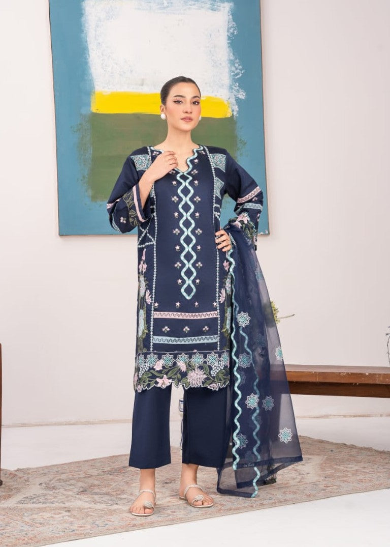 Pehnawa Basics KHADDI EMBROIDERED KURTA Women 3pcs