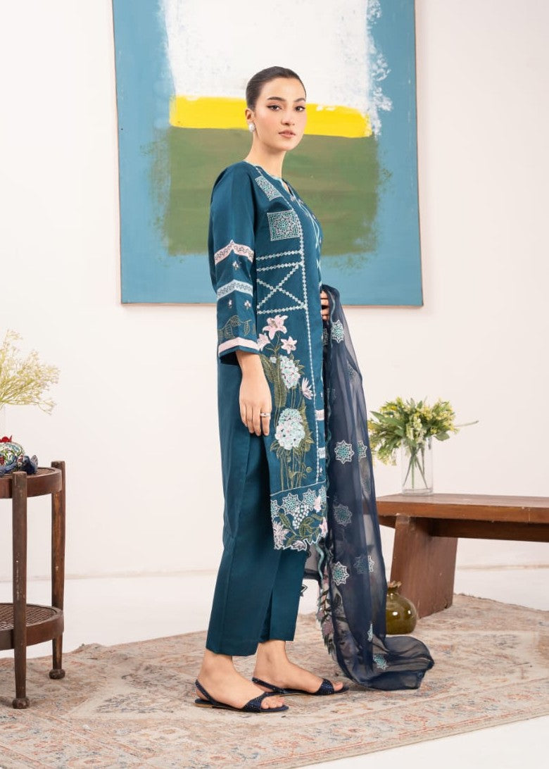 Pehnawa Basics TEAL KHADDI KURTA Women 3pcs