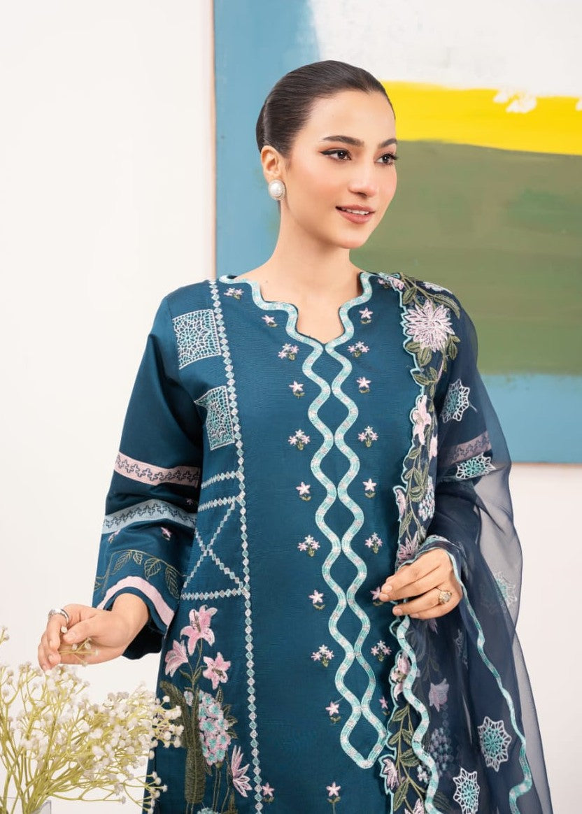 Pehnawa Basics TEAL KHADDI KURTA Women 3pcs