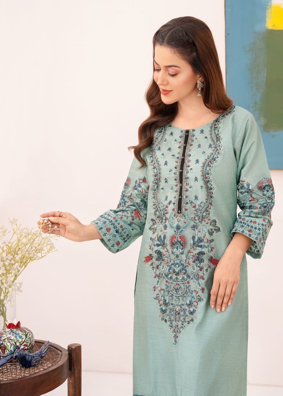 Pehnawa Basics BLUE COTTON KURTA Women 2pcs