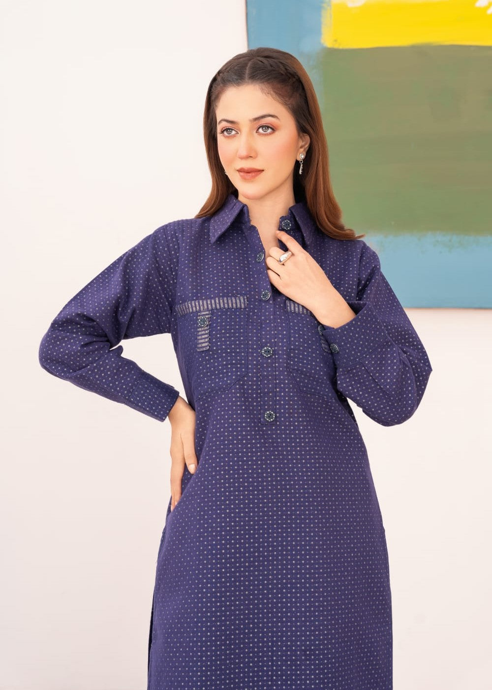 Pehnawa Basics EMBROIDERED KHADDAR Women 2pcs