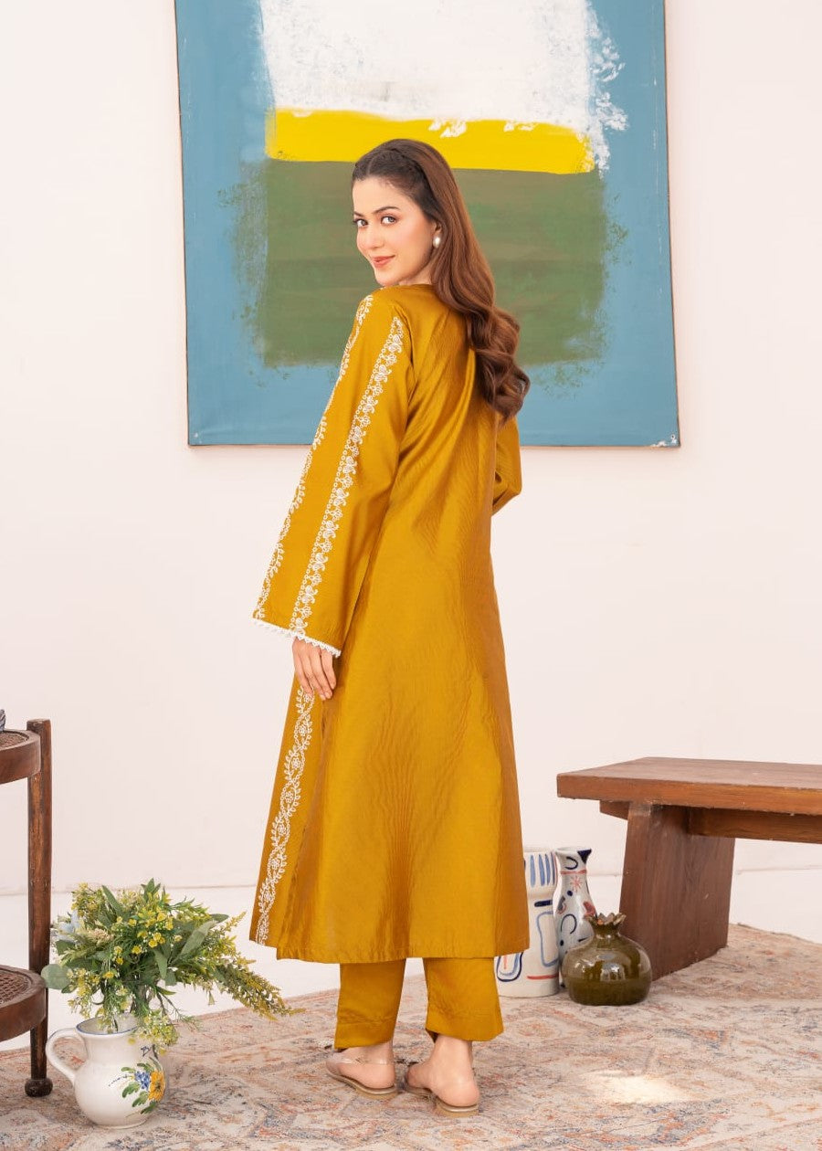 Pehnawa Basics KHADDI KURTA MUSTARD Women 2pcs