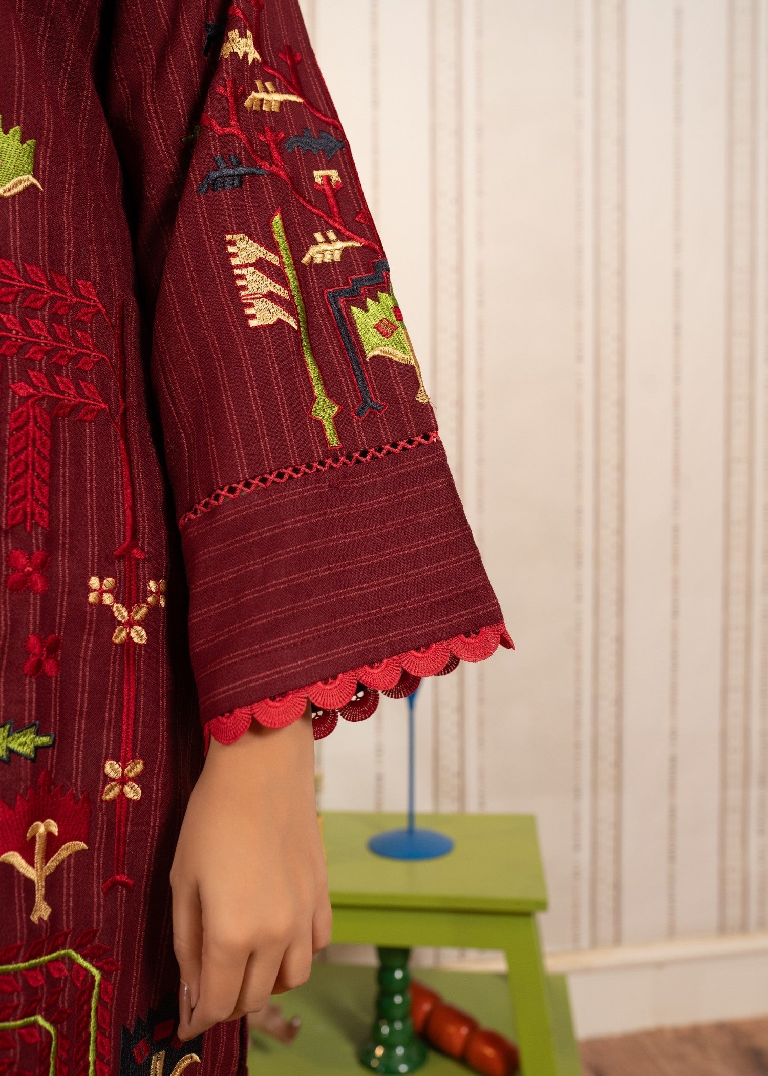 Hoorwani Vogeez Maroon Women 2pcs