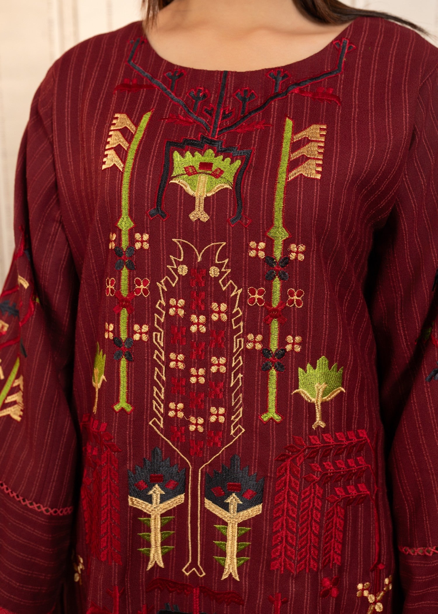 Hoorwani Vogeez Maroon Women 2pcs