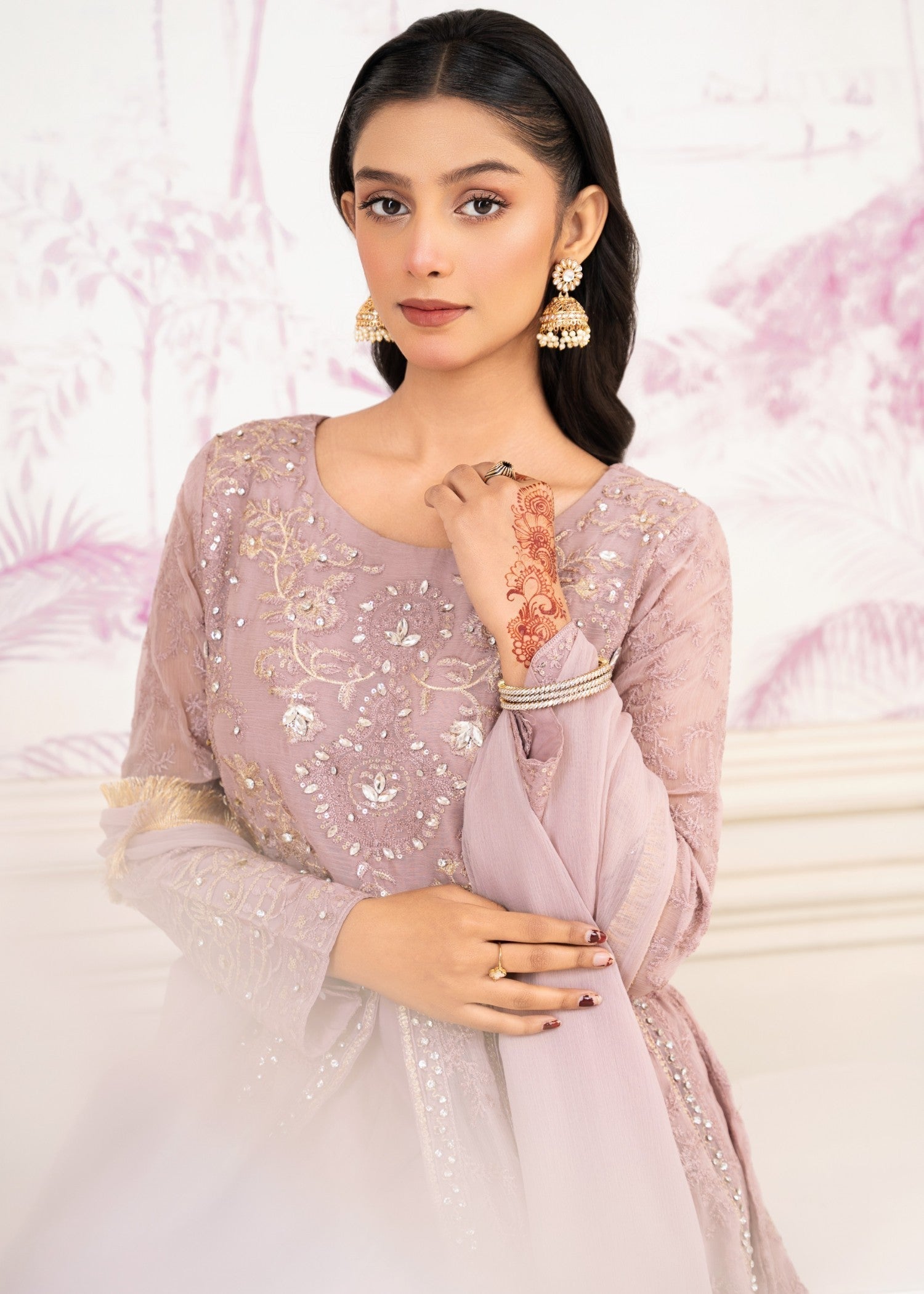 Mona Embroidery SERENE LILAC Women 3pcs