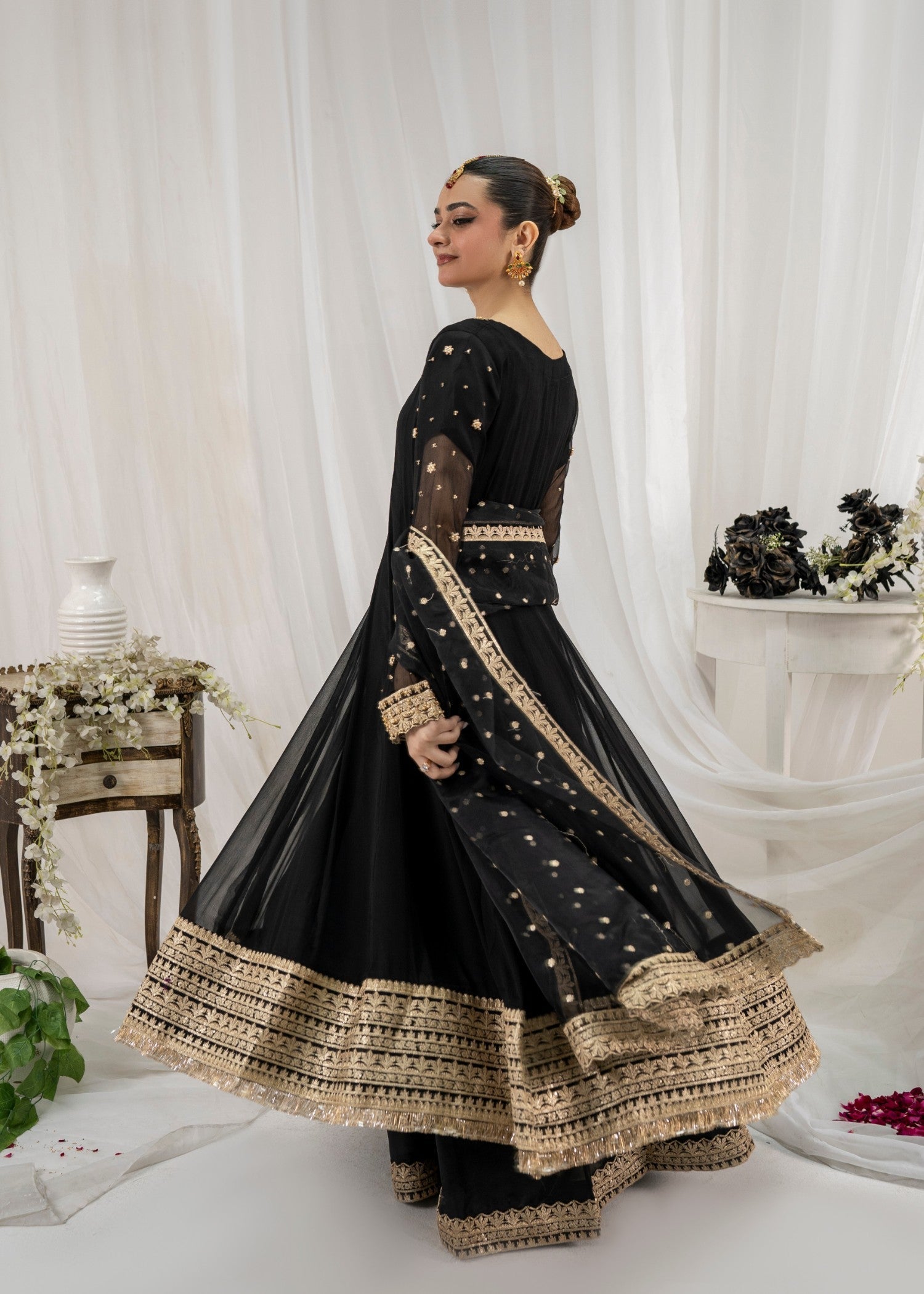 Pehnawa By Bin Akram’s AABROO CHIFFON Women 3pcs