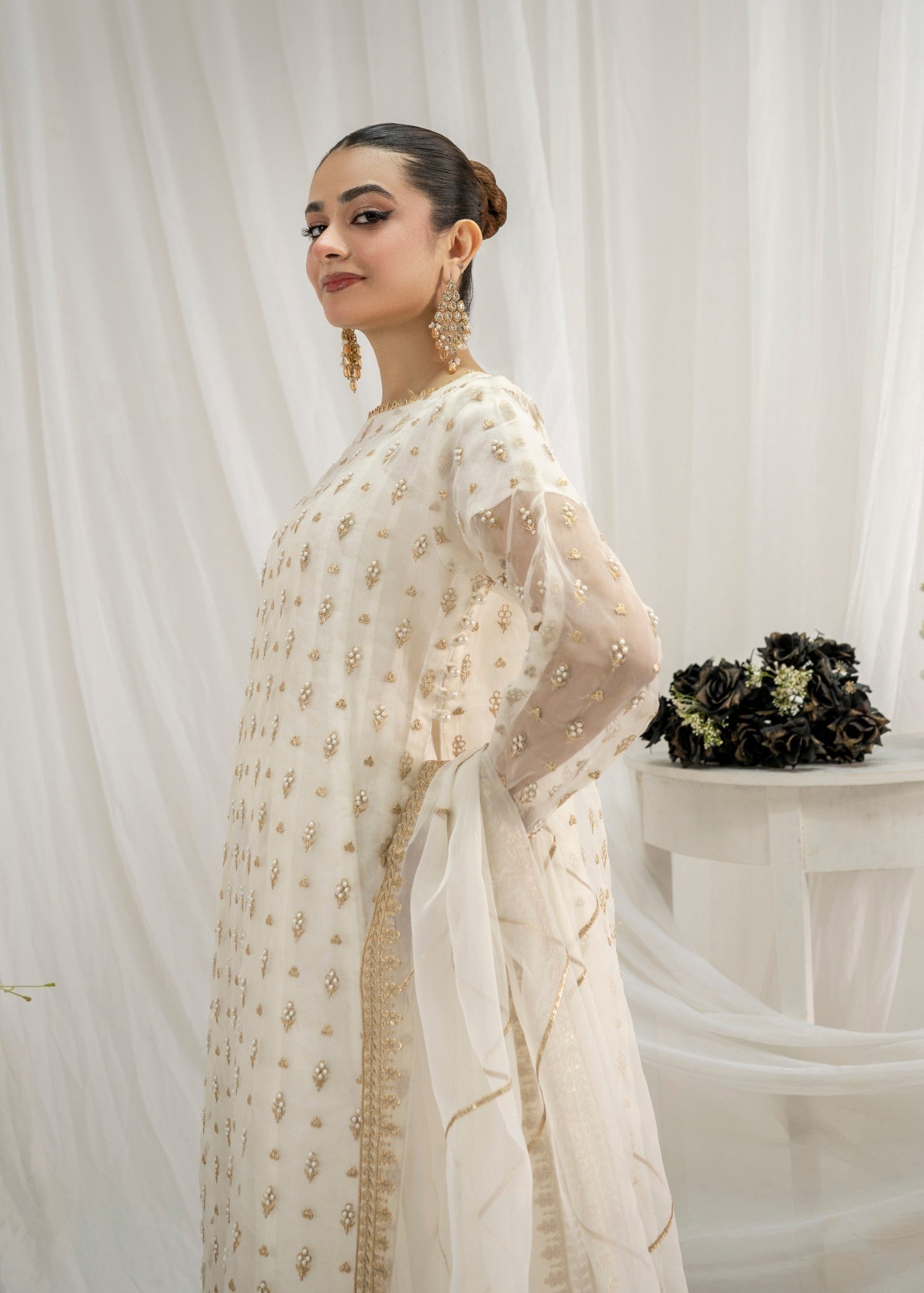 Pehnawa By Bin Akram’s MAHRUKH ORGANZA Women 4pcs