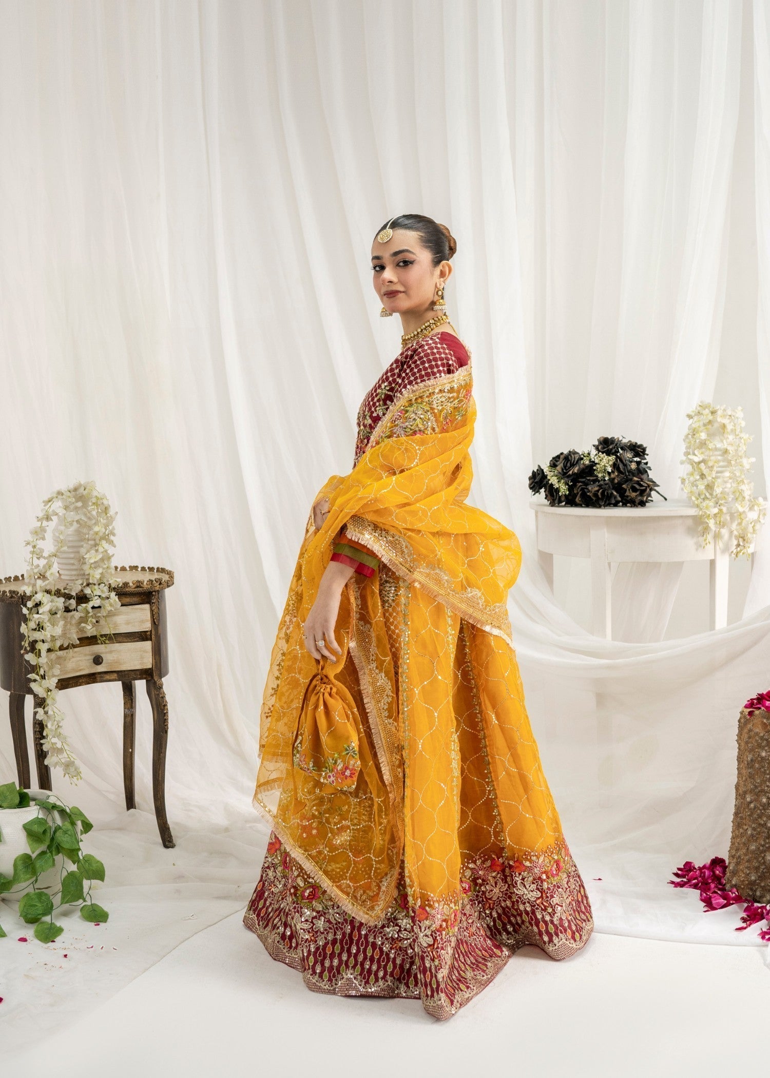 Pehnawa By Bin Akram’s JAHANARA Organza Women 4pcs