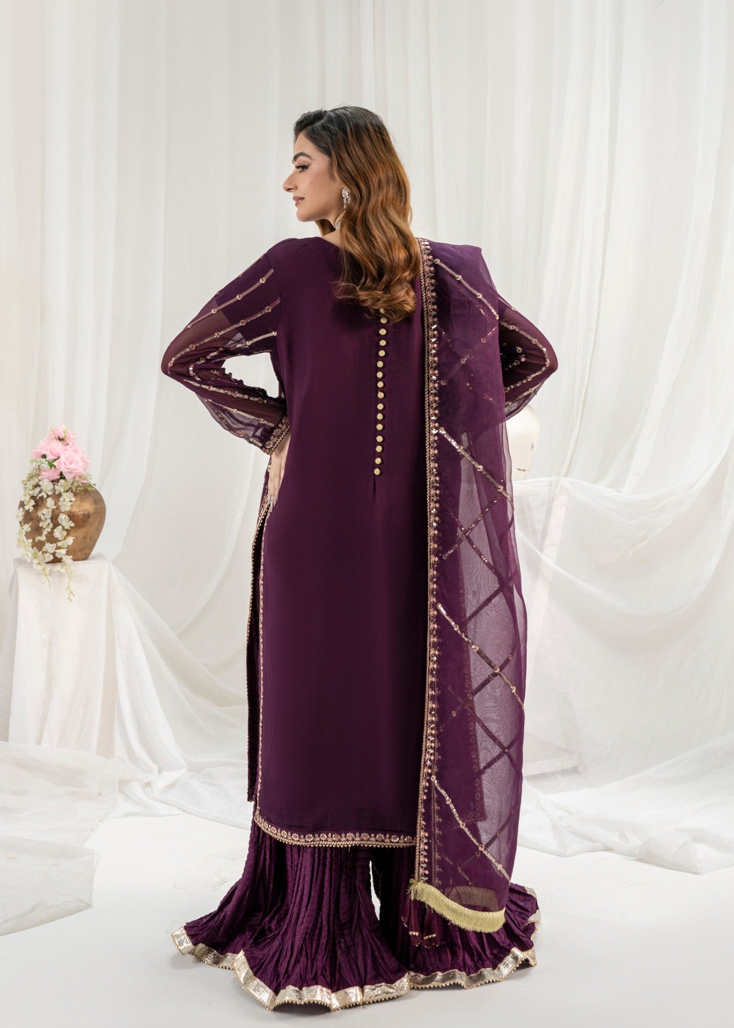 Pehnawa By Bin Akram’s RANGEEN CHIFFON Women 3pcs
