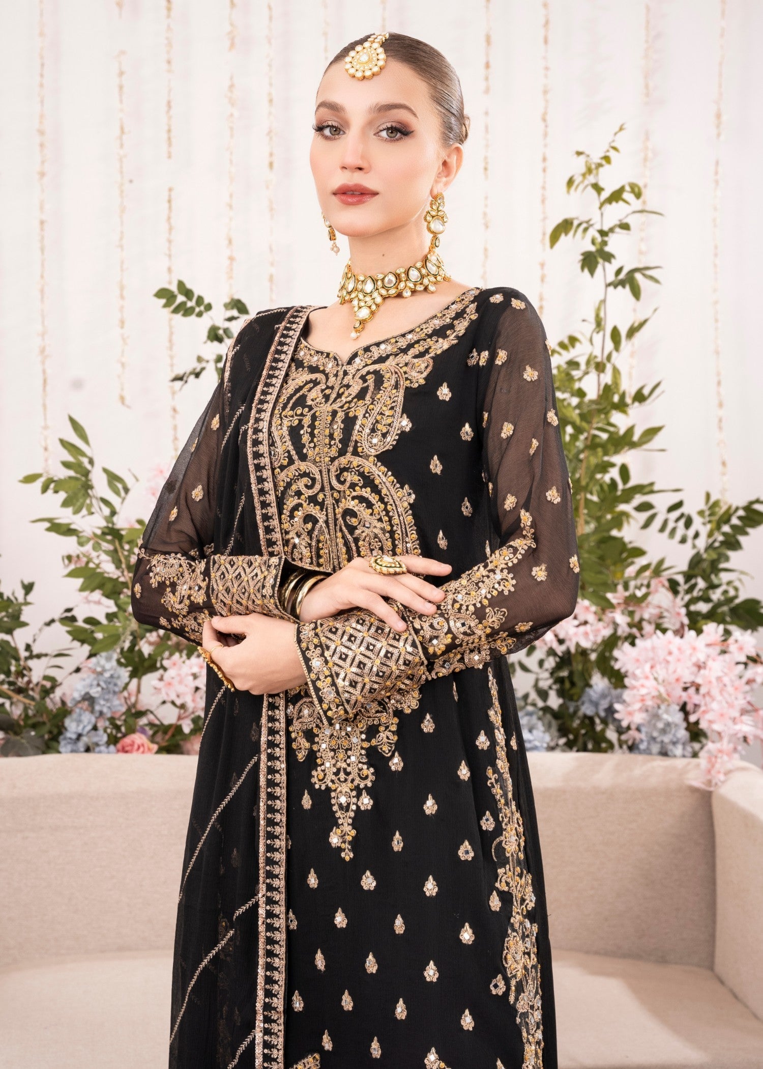 Agha Jaan Studio MUSHQ Women 3pcs