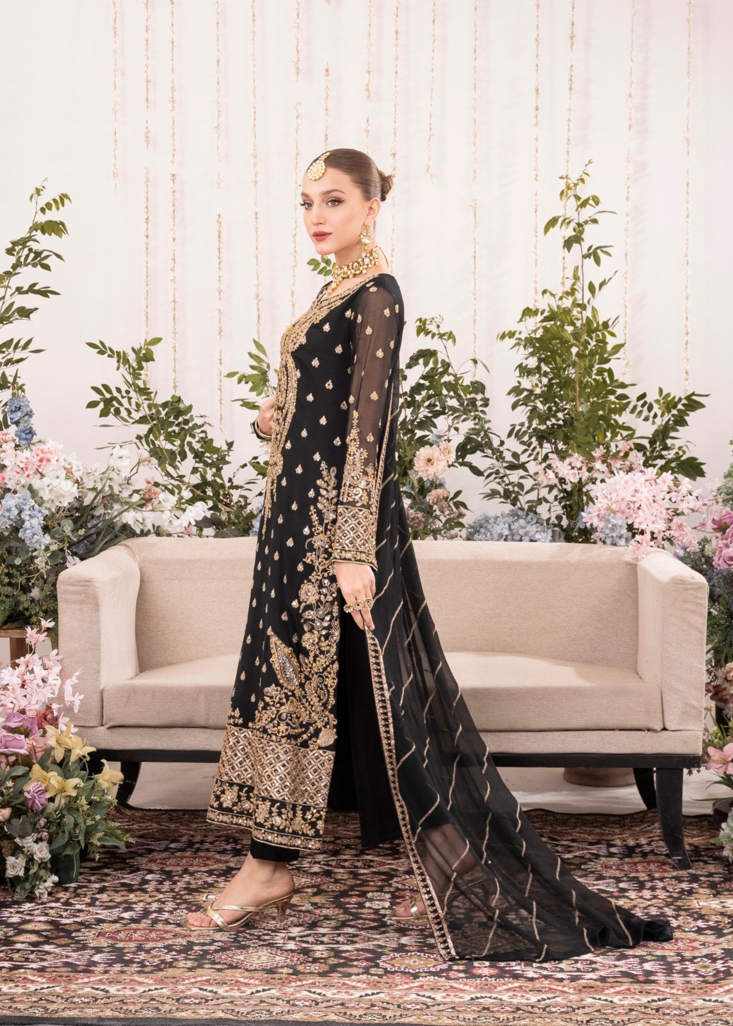 Agha Jaan Studio MUSHQ Women 3pcs