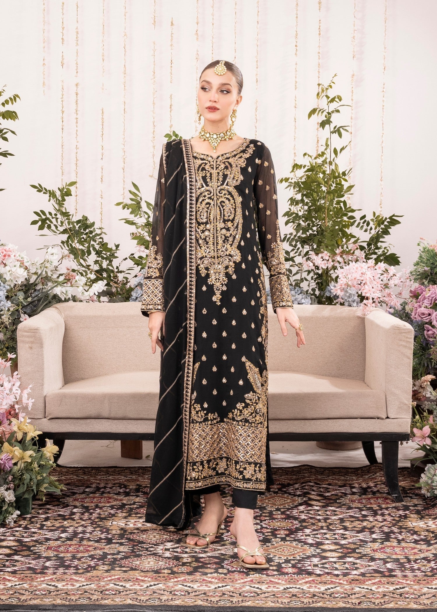 Agha Jaan Studio MUSHQ Women 3pcs