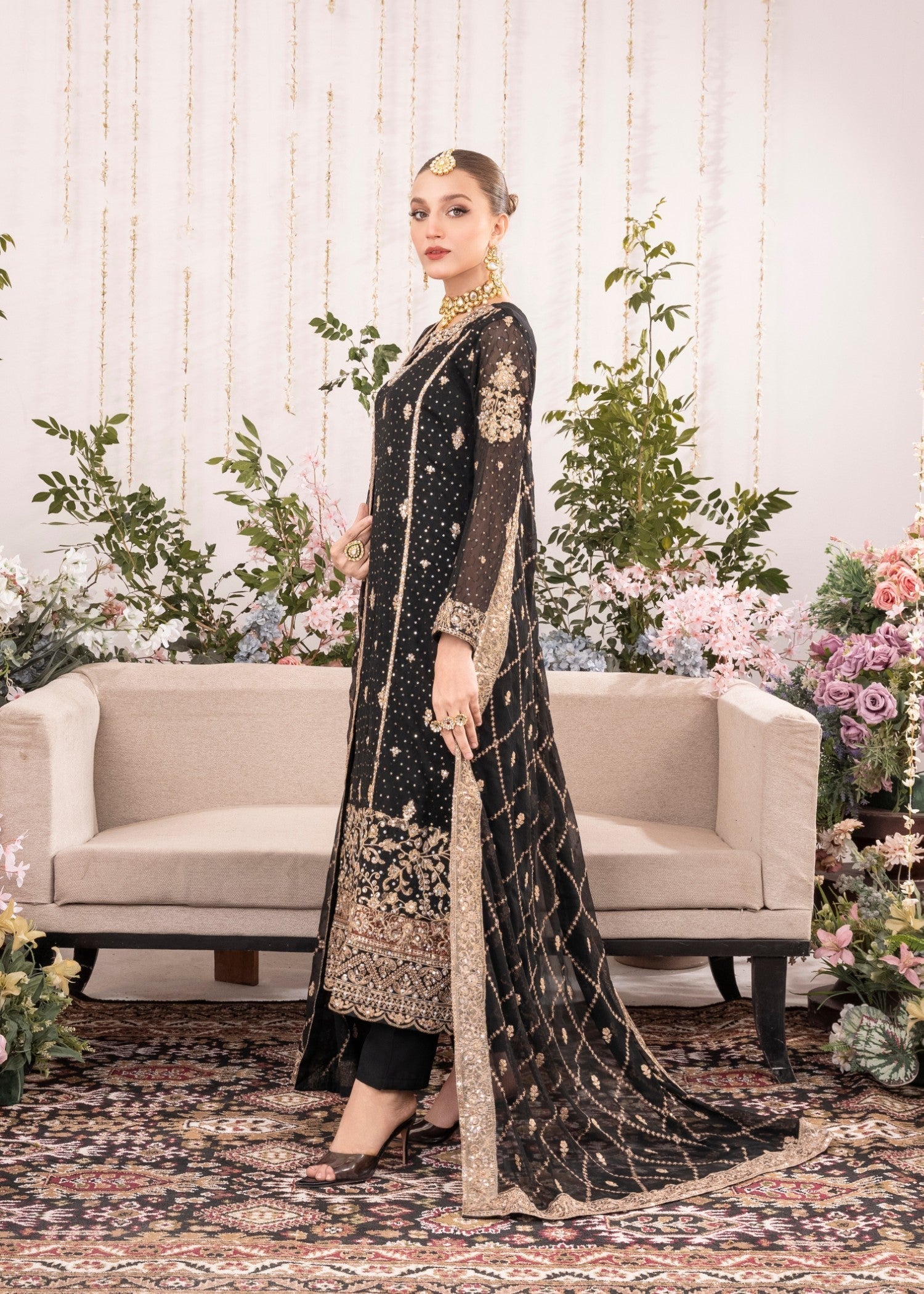 Agha Jaan Studio JHUMKA Women 3pcs