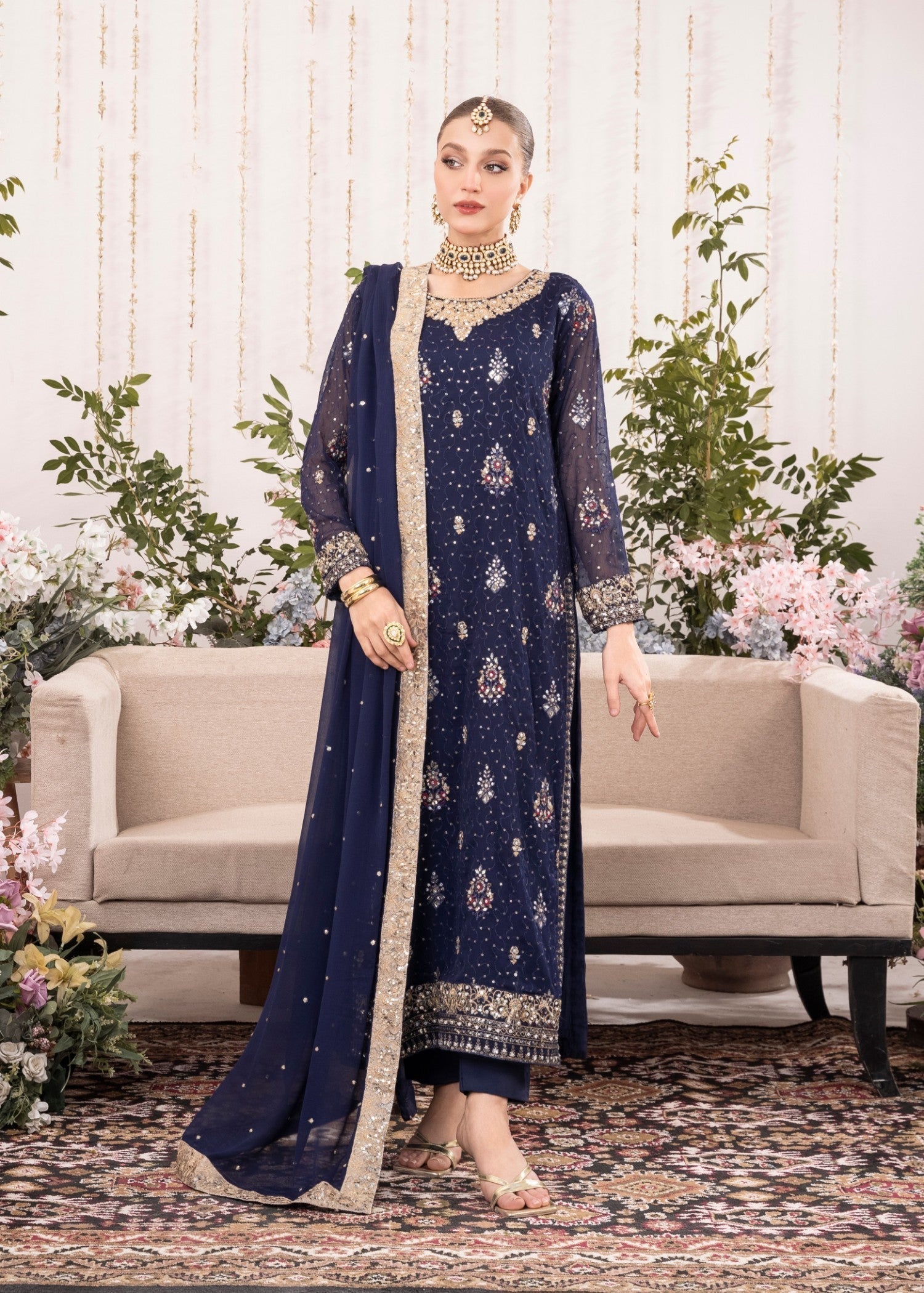 Agha Jaan Studio SHABNAMI Women 3pcs