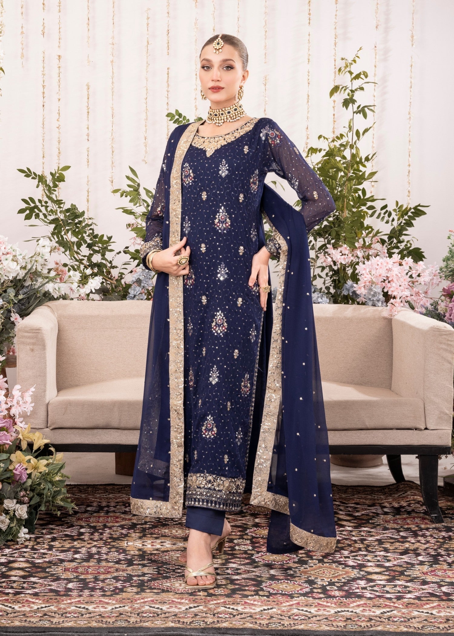 Agha Jaan Studio SHABNAMI Women 3pcs