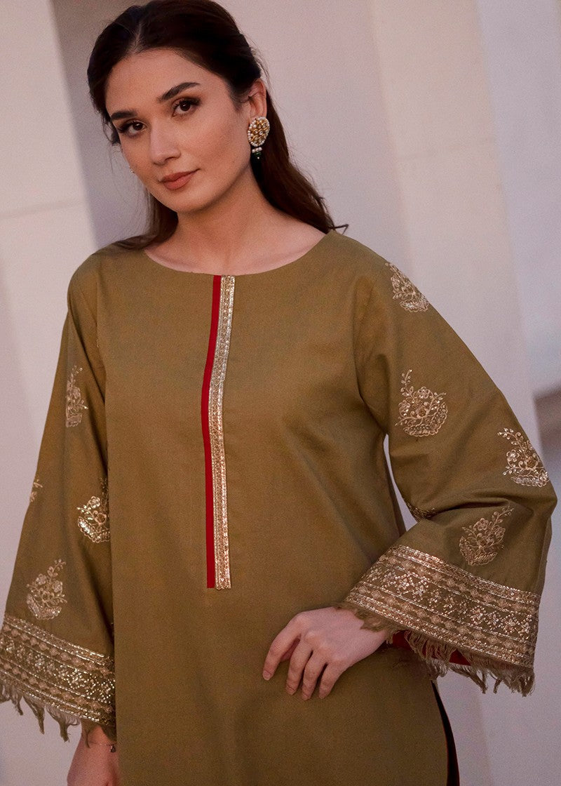 Kross Kulture 01418 KHADDAR DASTOOR Women 2pcs