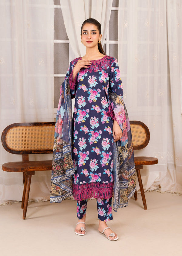 Hoorwani Naila Navy Women 3pcs