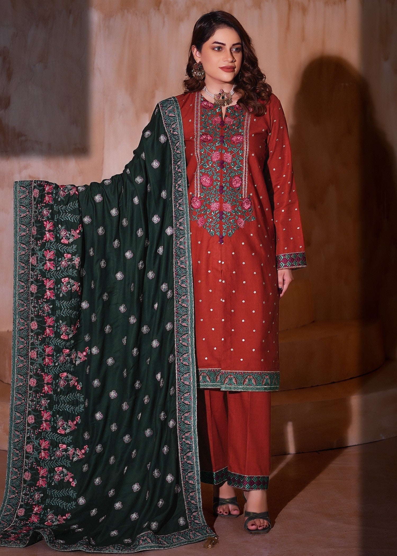 Aayra AY1145 Autumn Ember Women 3pcs