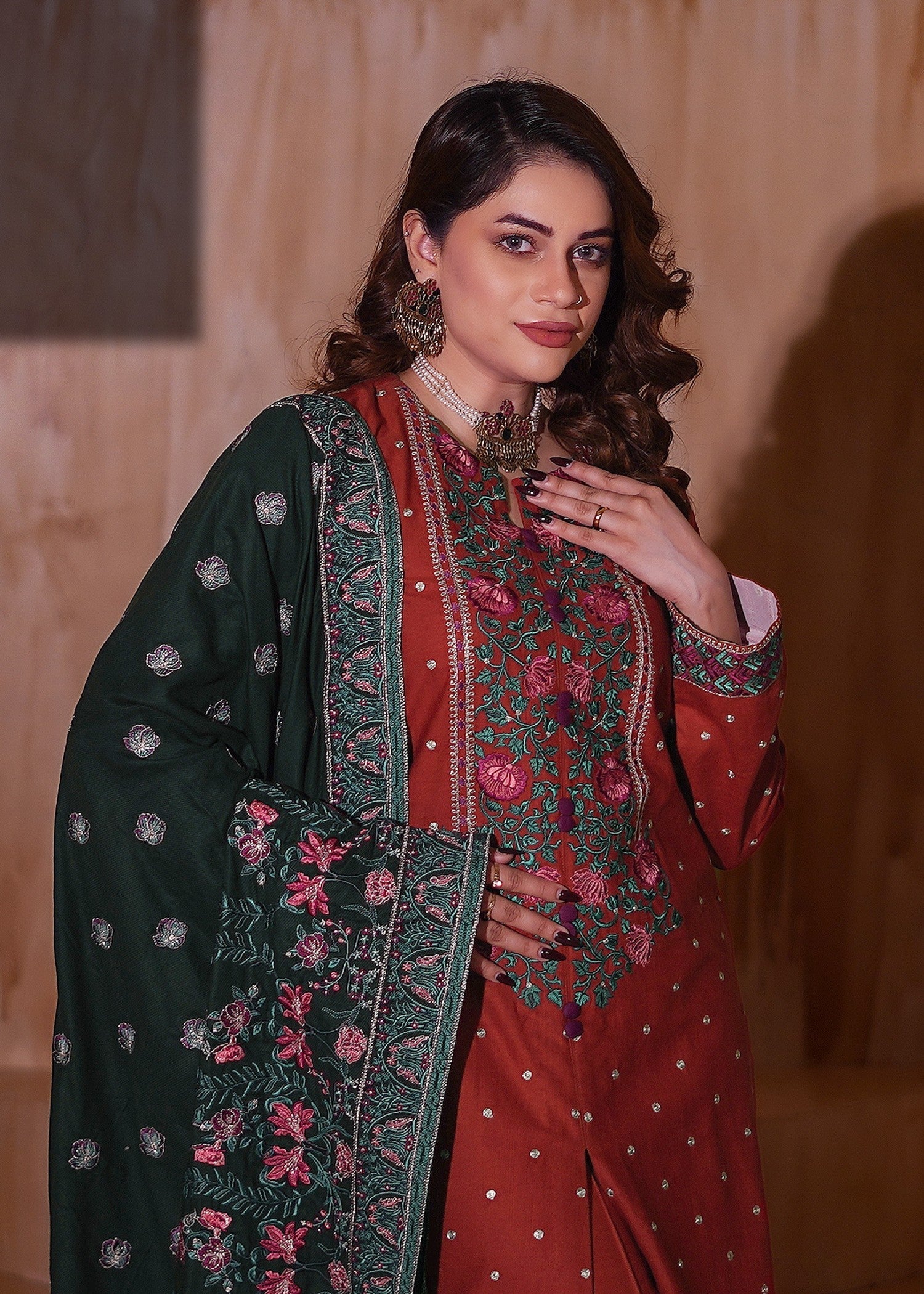 Aayra AY1145 Autumn Ember Women 3pcs