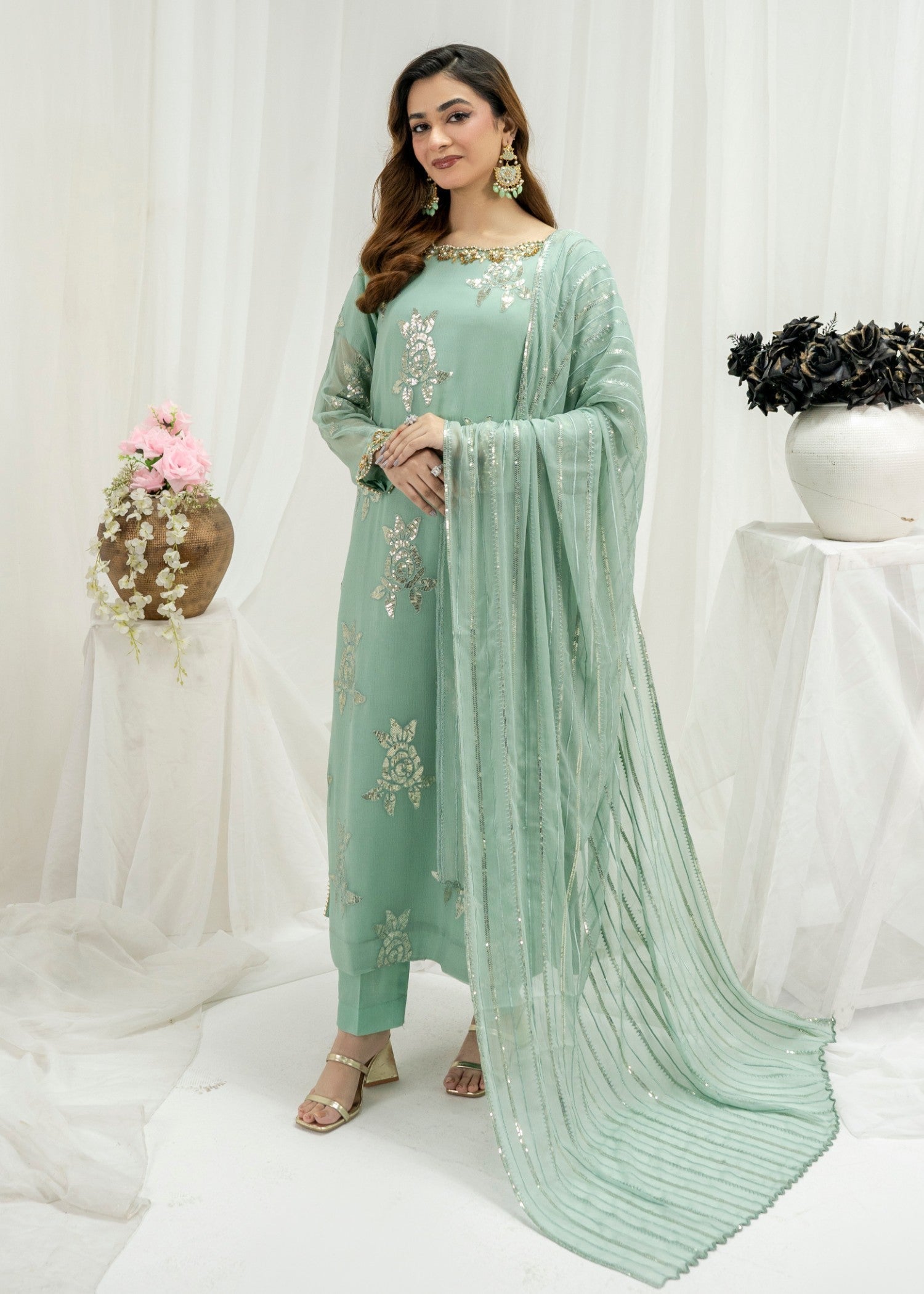 Pehnawa By Bin Akram’s BAHAAR CHIFFON Women 3pcs