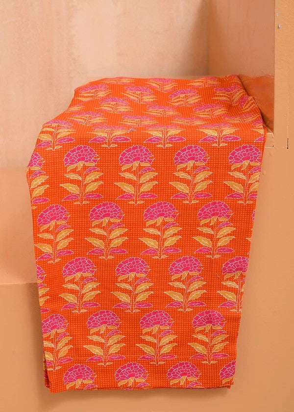 Haya Printed Suit Orange SW24 273 Women 2pcs