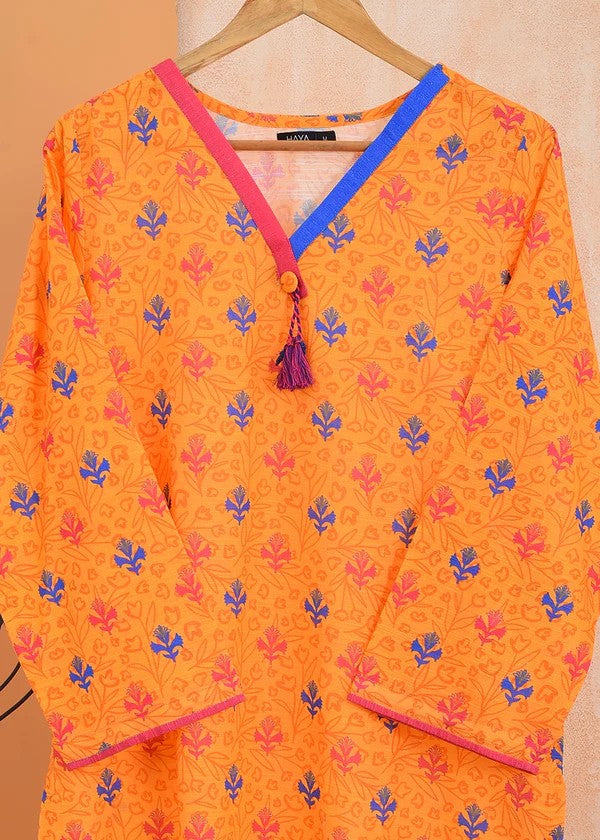 Haya Printed Suit Orange SW24 285 Women 2pcs