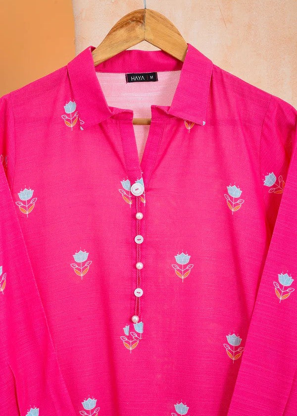 Haya Printed Suit Pink SW24 287 Women 2pcs