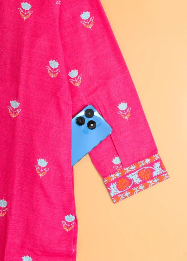 Haya Printed Suit Pink SW24 287 Women 2pcs