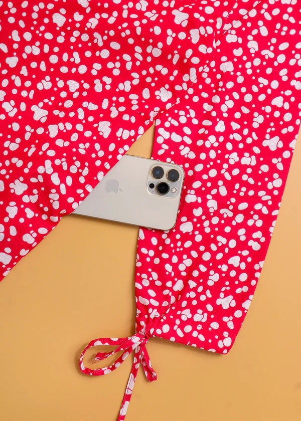 Haya Printed Suit Pink SW24 303 Women 2pcs