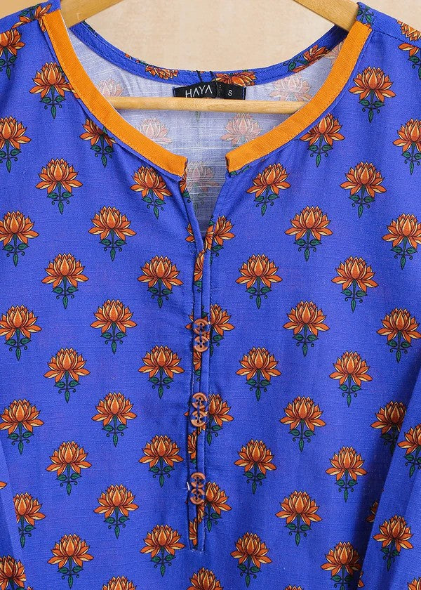 Haya Printed Suit Blue SW24 318 Women 2pcs