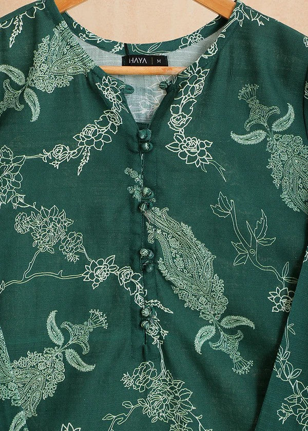 Haya Printed Suit Green SW24 323 Women 2pcs